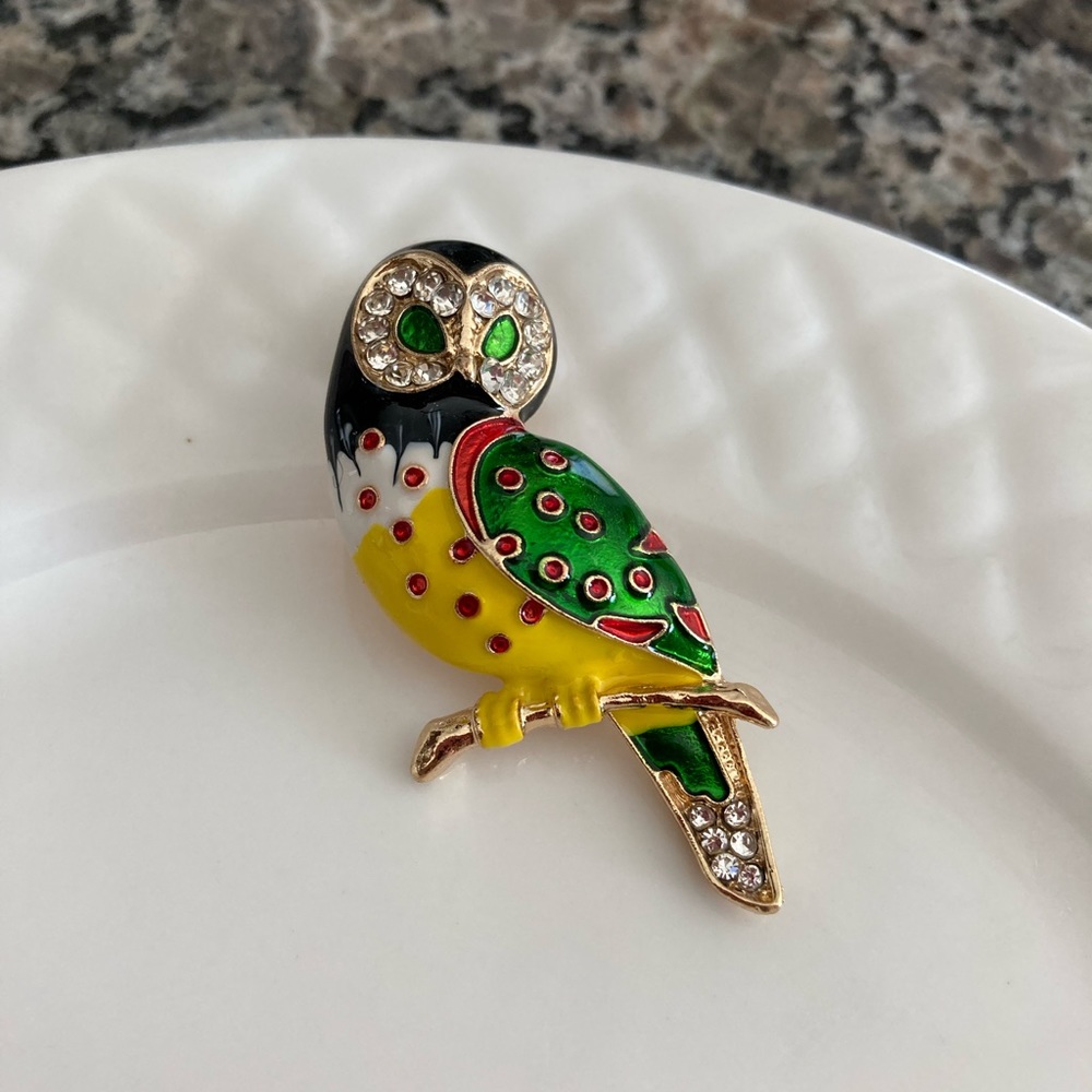 Brooch. OWL. NEW. BEAUTIFUL - Picture 12 of 16